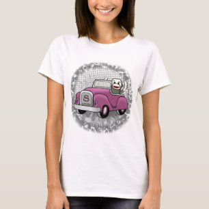 Sock Monkey Driving Car t-shirt