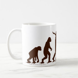 Sock Monkey Evolution Oh Yaaaah! Coffee Mug