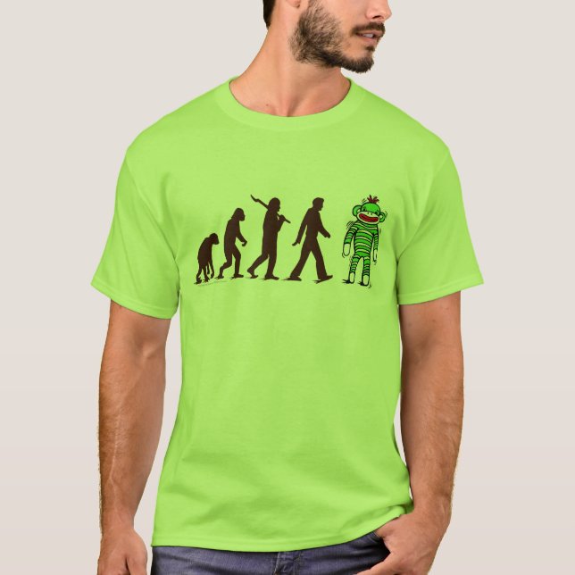 Sock Monkey Evolution T-Shirt (Front)