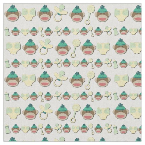 Sock Monkey Fabric