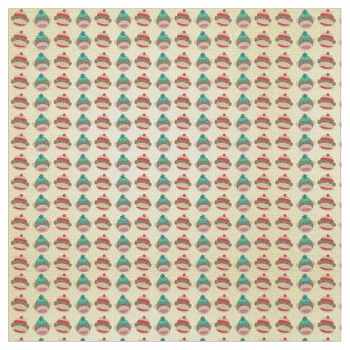 Sock Monkey Fabric