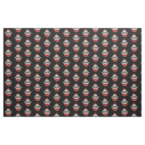 Sock Monkey Face Fabric