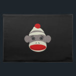 Sock Monkey Face Placemat<br><div class="desc">www.ILoveSockMonkey.com will take you to all products with every variation of Sock Monkey that I have designed :-) Ya gotta love sock monkeys!</div>