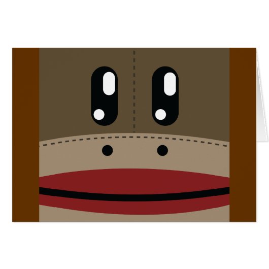 Sock Monkey Face Products (Front Horizontal)
