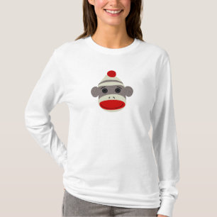 Sock Monkey Face T-Shirt