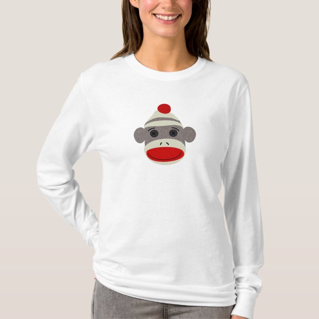 Sock Monkey Face T-Shirt (Front)
