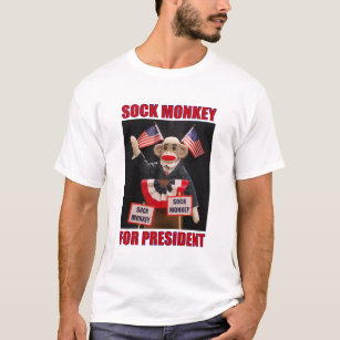 Sock Monkey for President T-Shirt