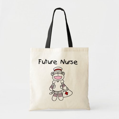 Sock Monkey Future Nurse Tshirts and Gifts Tote Bag