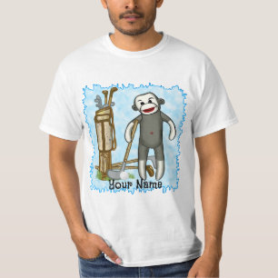 Sock Monkey Golf custom t-shirt