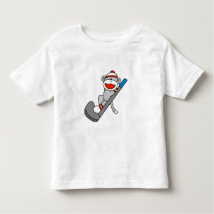Sock Monkey Golf Toddler T-shirt