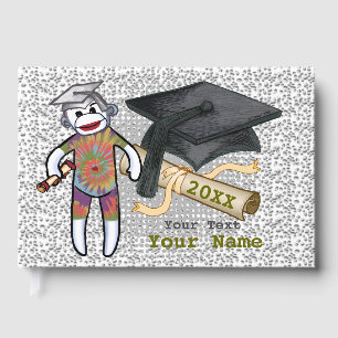 Sock Monkey Graduation  Guest Book