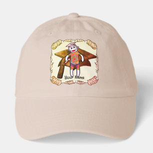Sock Monkey Graduation hats
