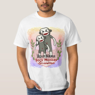 Sock Monkey Grandma T-Shirt
