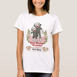 Sock Monkey Grandma T-Shirt
