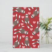 Sock Monkey Hearts (Standing Front)