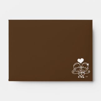 Sock Monkey Hugz Envelope