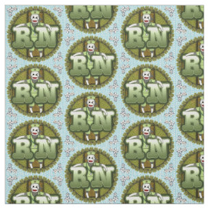 Sock monkey Irish nurse  Fabric