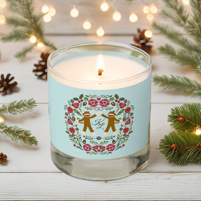 Sock Monkey Joy Scented Candle (Creator Uploaded)