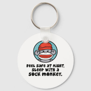 Sock Monkey Keychain