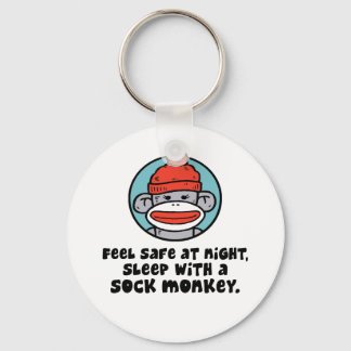 Sock Monkey Keychain