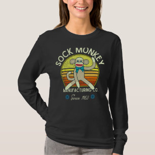 Sock Monkey Manufacturing Co Retro Vintage Sock Mo T-Shirt