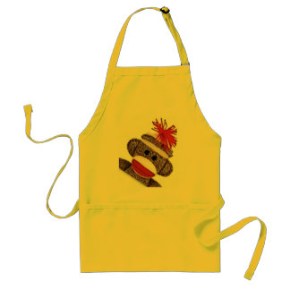 Sock Monkey merchandise products gifts Adult Apron