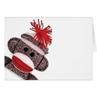 Sock Monkey merchandise products gifts Cards