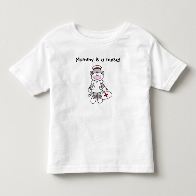 Sock Monkey Mommy Nurse T-shirts and Gifts (Front)