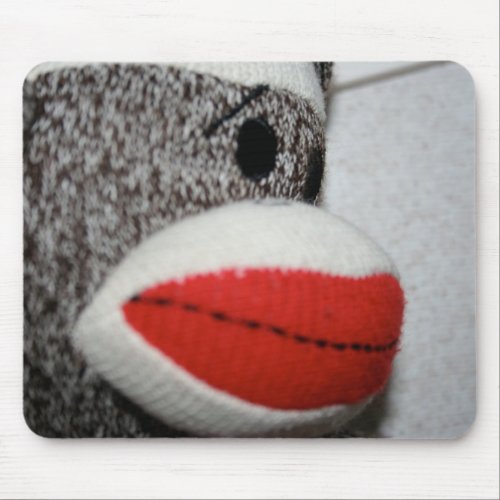 Sock Monkey Mousepad