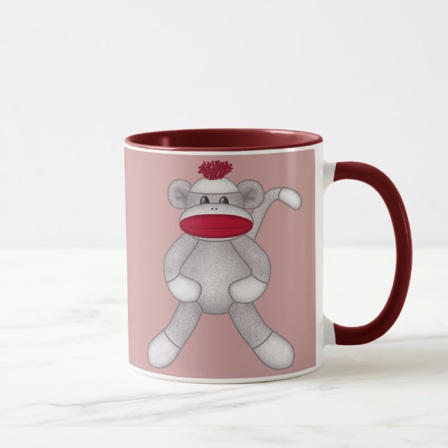 Sock Monkey Mug (Right)