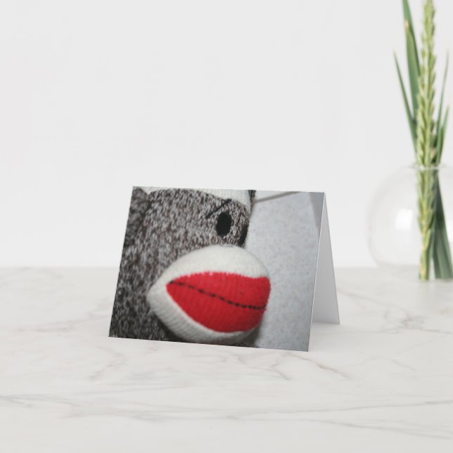 Sock Monkey Notecard (Front)