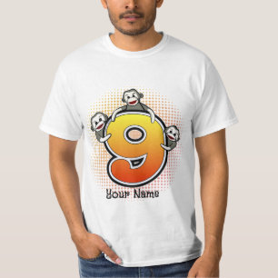 Sock Monkey Number 9 T-Shirt