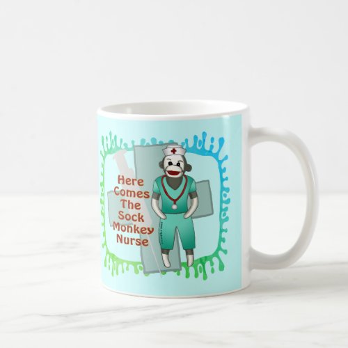 Sock Monkey Nurse   Mug