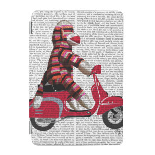 Sock Monkey on Moped iPad Mini Cover