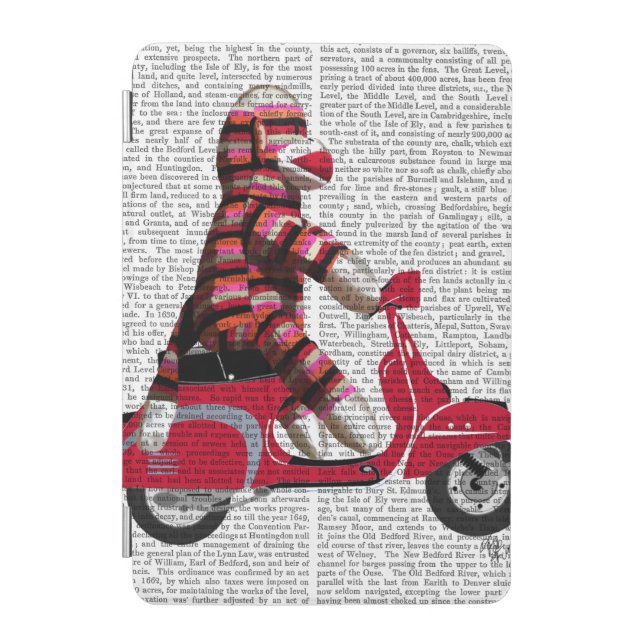 Sock Monkey on Moped iPad Mini Cover (Front)