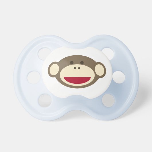 Sock Monkey Pacifier (Front)