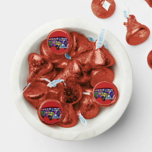 Sock Monkey Peace Bus Hershey®'s Kisses®