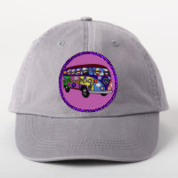 Sock Monkey Peace Bus