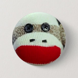 Sock monkey pin
