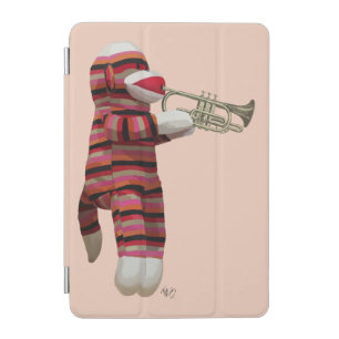 Sock Monkey Playing Trumpet 2 iPad Mini Cover