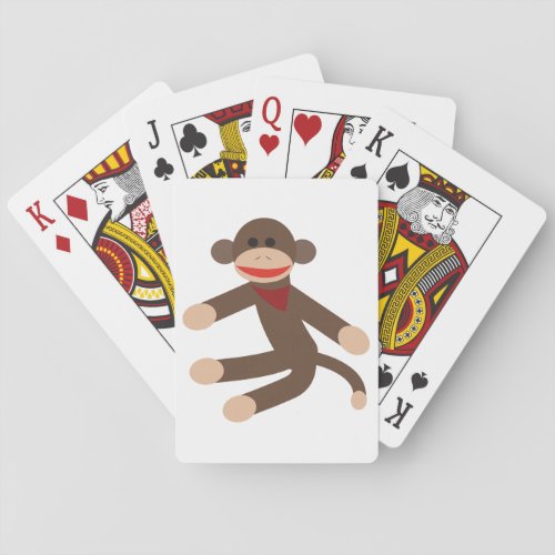 Sock Monkey Poker Cards