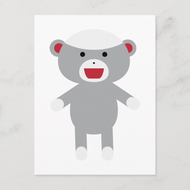 Sock Monkey Postcard (Front)