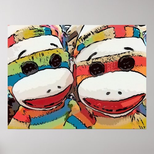 Sock Monkey Poster