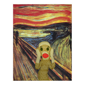 Sock Monkey Scream poster