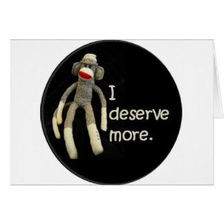 Sock Monkey Slurs Cards