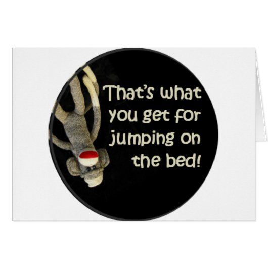 Sock Monkey Slurs Cards (Front Horizontal)