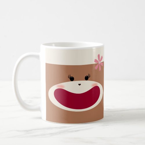 Sock Monkey SmileGirl Coffee Mug