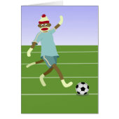 Sock Monkey Soccer Player (Front)