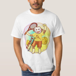 Sock Monkey Tennis t-shirt