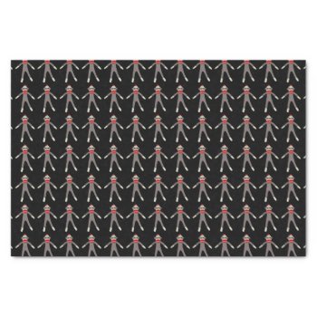 Sock Monkey Tissue Paper by FreshandStrong at Zazzle